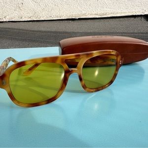 Illesteva Tortoise Sunglasses with Yellow Lenses